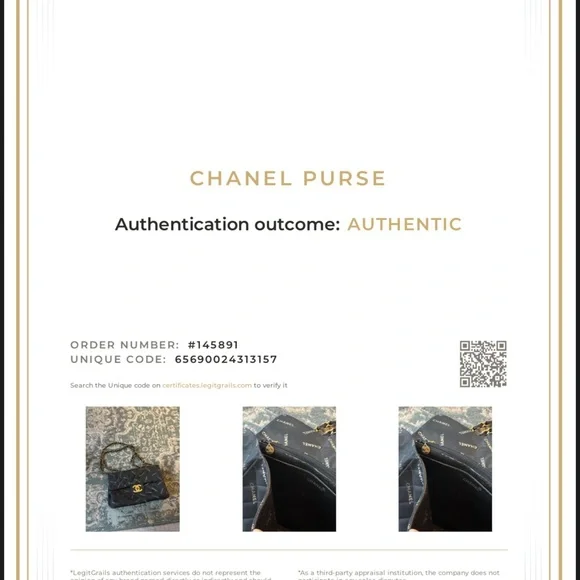 1995 Chanel Black Quilted Shoulder Bag with Gold Chain - Picture 16 of 16